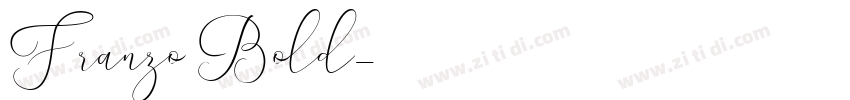 Franzo Bold字体转换